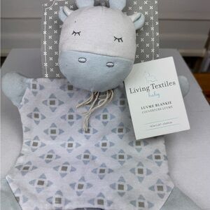 Living Textiles Baby Lovey Blanket NWT